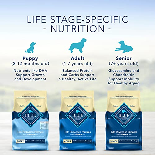 Blue Buffalo Life Protection Formula Adult Dry Dog Food  Chicken & Brown Rice  5 Lbs thumbnail