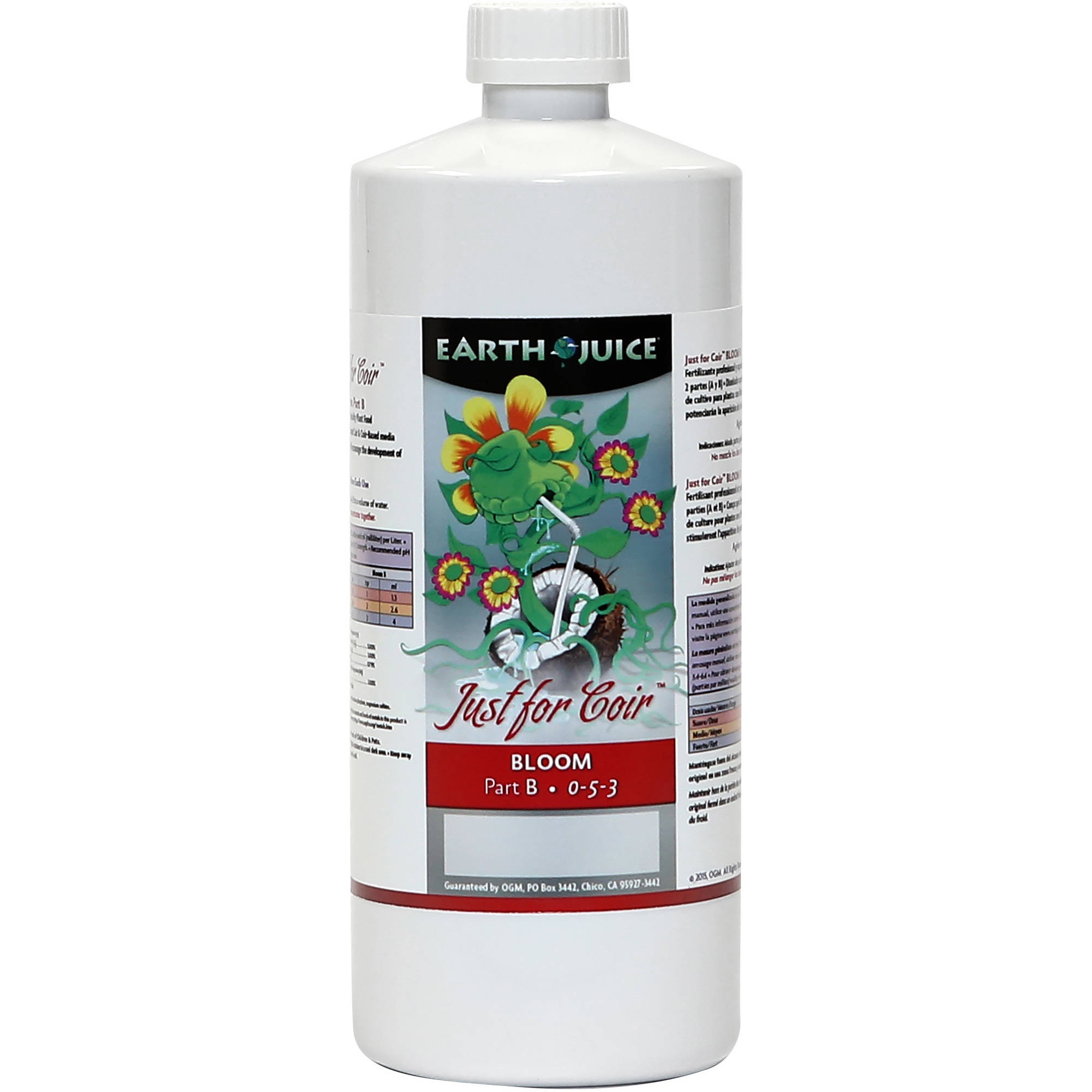 Earth Juice Just for Coir Bloom, Part B