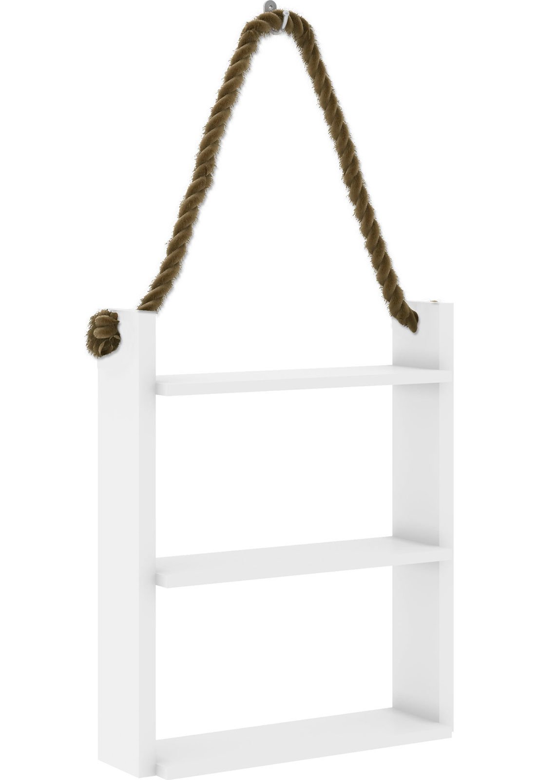 Nicho Decorativo Com Corda Branco Movelbento Am 3119