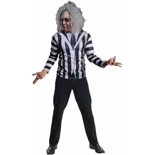 Beetle Juice T-Shirt Men's Adult Halloween Dress up / Role Play Costume