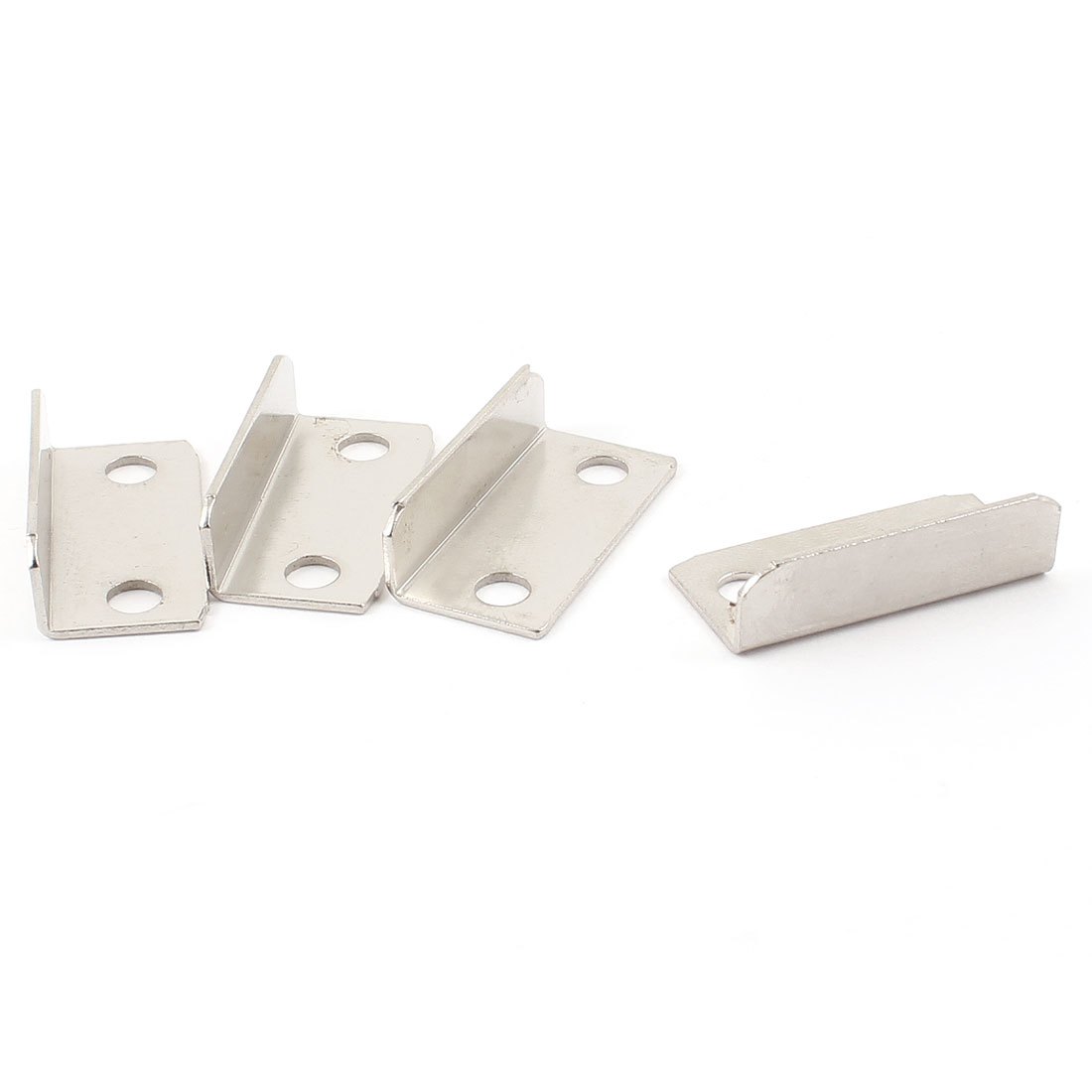 Uxcell 1.1 X 0.5  Metal Cabinet Lock Strike Plate Replacements  4 Pack