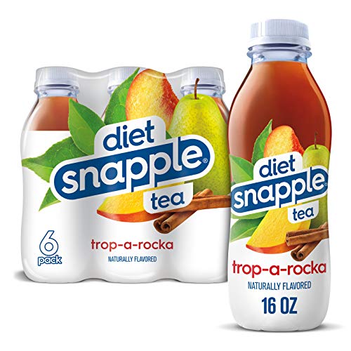 Snapple Zero Sugar Trop-a-Rocka  Bottled Tea Drink  16 Fl Oz  6 Bottle