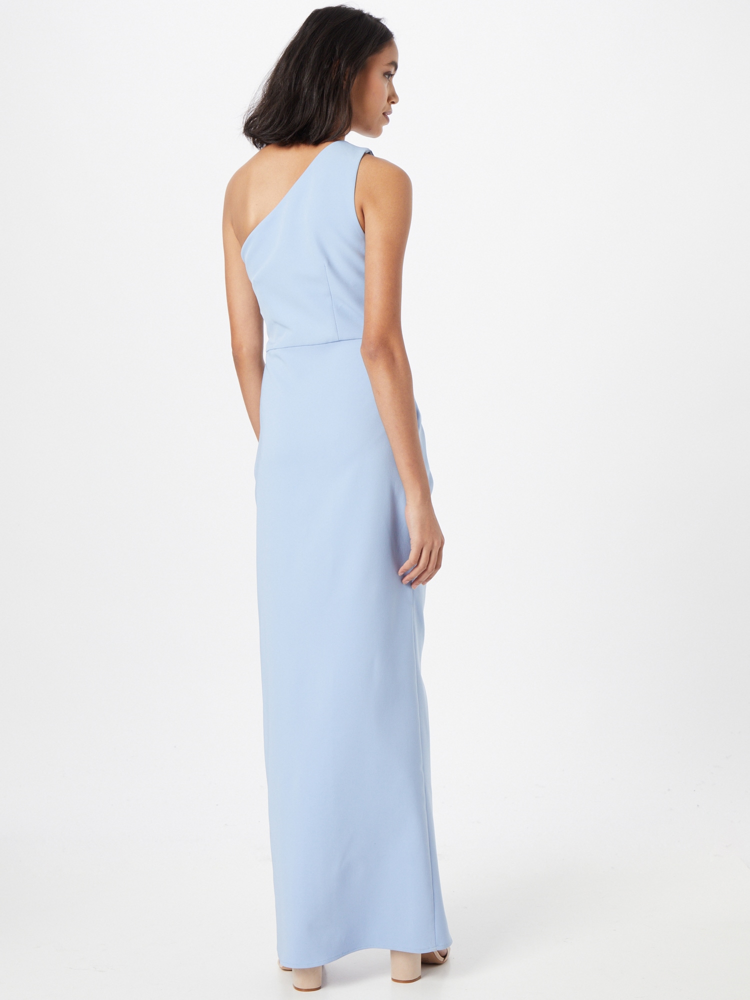 Chi Chi One-Shoulder Bodycon Dress in Blue, Size 16 thumbnail