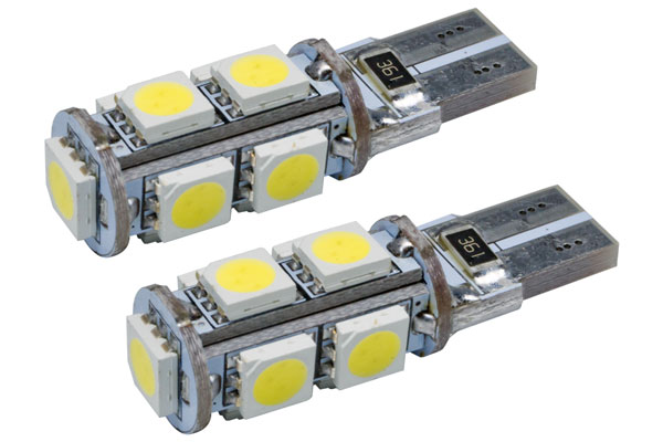 Oracle Lighting T10 9 LED 3 Chip SMD Bulbs Pair - Cool White (4804-001)