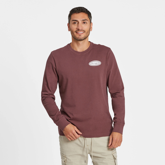 Life Is Good Men's Jake & Rocket Golden Hour Long Sleeve Crusher Tee thumbnail