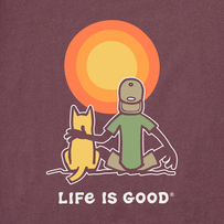 Life Is Good Men's Jake & Rocket Golden Hour Long Sleeve Crusher Tee thumbnail