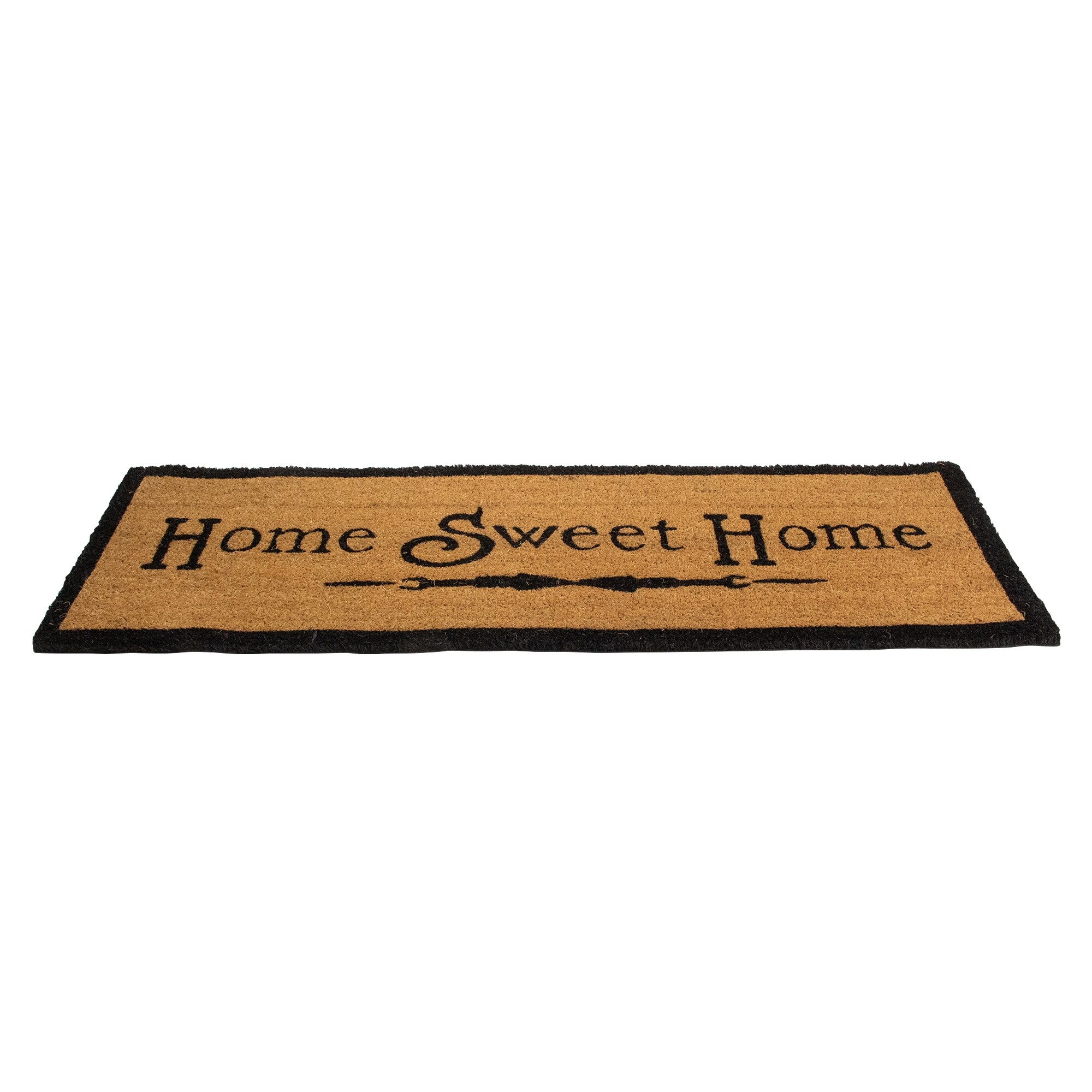 Northlight Natural Coir Rectangular  Home Sweet Home  Doormat 16  X 48 thumbnail