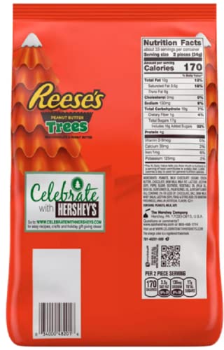 Reese S Milk Chocolate Peanut Butter Trees Candy Bulk Bag  39.8 Ounce (65 Piece) thumbnail
