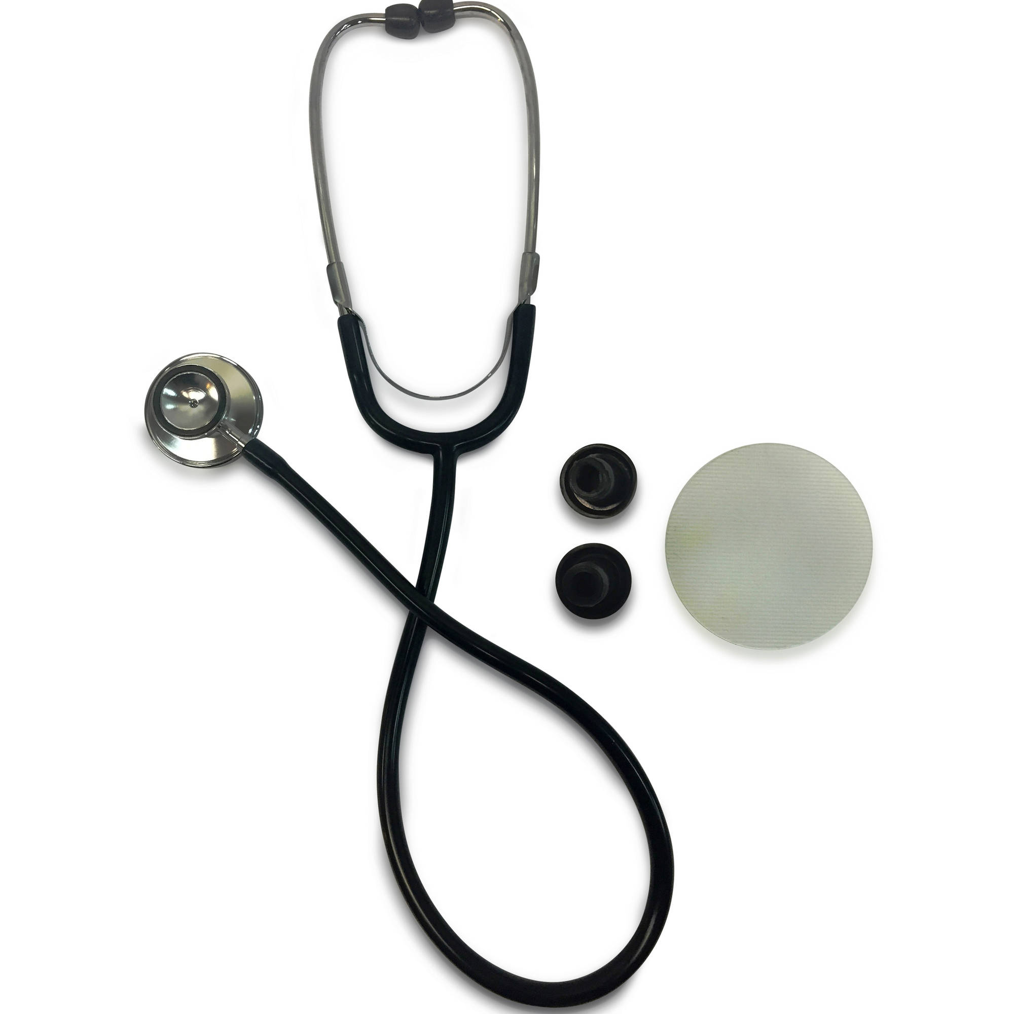 Primacare ET-9201-BK Classic Series Adult Dual-Head Stethoscope, 22