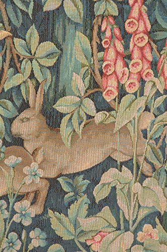 Wall Art Wholesale Rabbit  Pheasant  and Doe French Tapestry WW-11808-15723 thumbnail