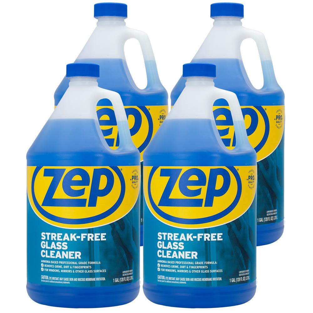 ZEP 128 Oz. Streak-Free Glass Cleaner (4-Pack)