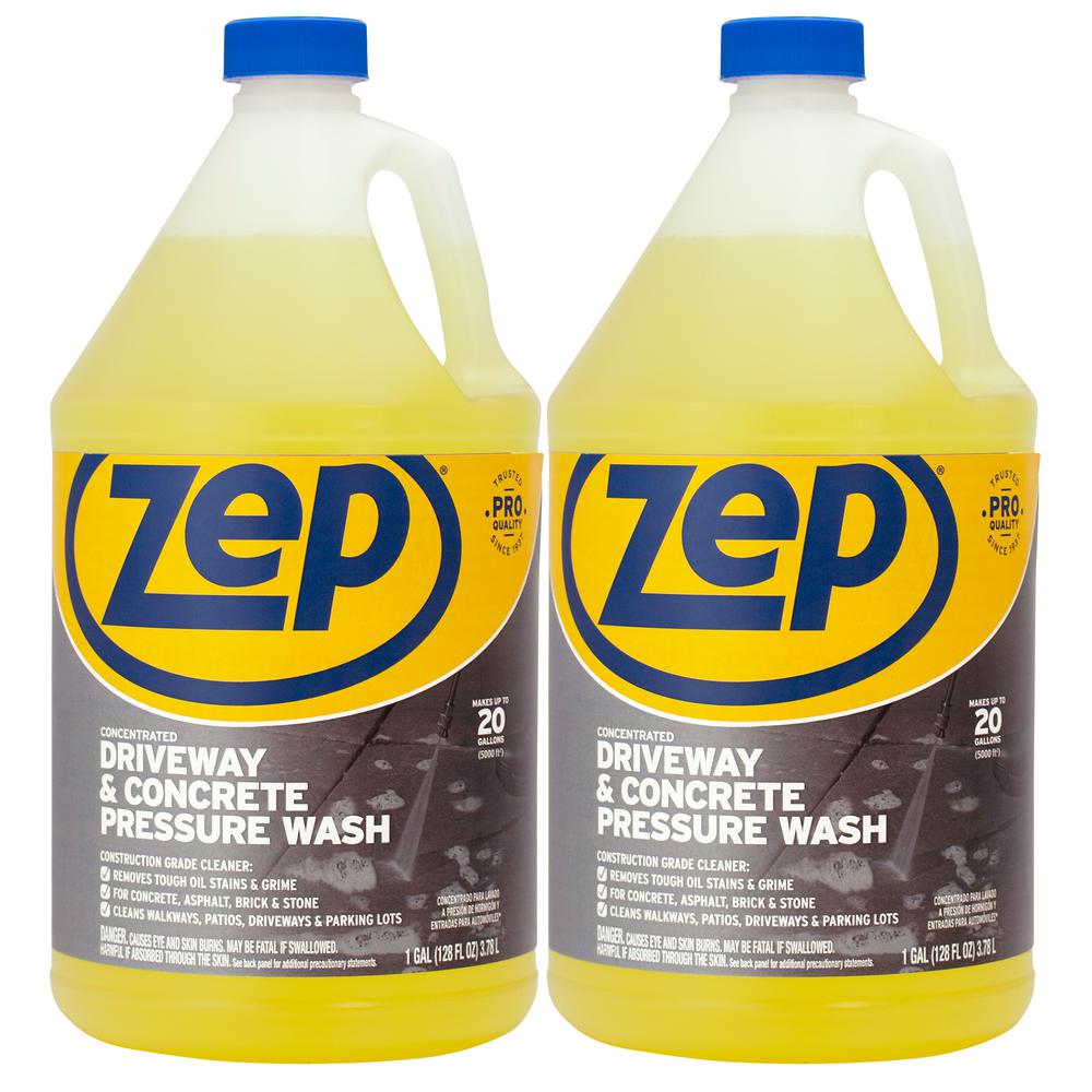 ZEP 128 Oz. Driveway and Concrete Pressure Wash Concentrate Cleaner (2-Pack)