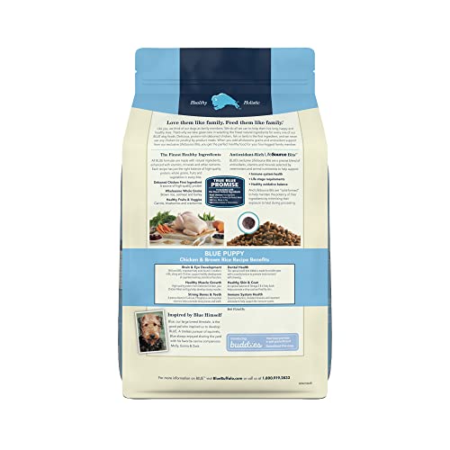 Blue Buffalo Life Protection Formula Puppy Dry Dog Food  Chicken & Brown Rice  5 Lbs thumbnail