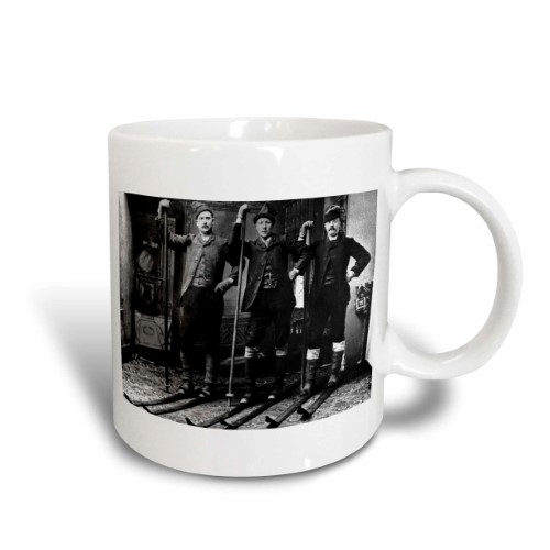 Nordic Ski Club Grayscale 11oz Mug Mug-6755-1