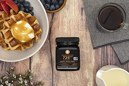 Manuka Doctor Manuka Honey  MGO 725+ Monofloral  100% Pure New Zealand Honey  RAW  Non-GMO  8.75oz thumbnail