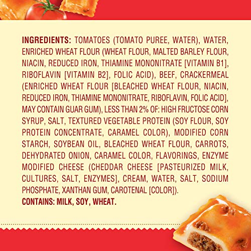 Chef Boyardee Beef in Tomato & Meat Sauce Ravioli, 7.5 Oz. (Pack of 12) thumbnail