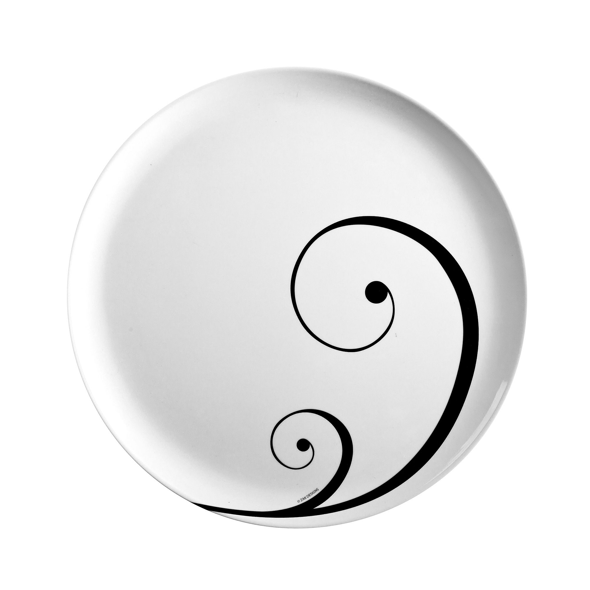 Zak Designs 6051-0311-ISET Urbana Melamine Plates 10.1