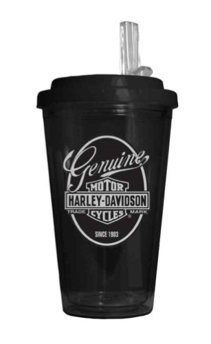 Harley-Davidson Genuine Motor Oil Bar & Shield on-the-Go Tumbler HD-GMO-1744, Harley Davidson