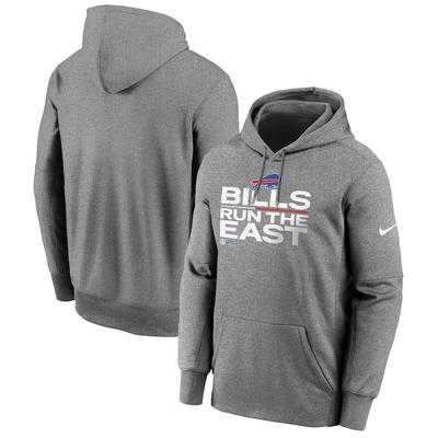 Nike Men's Buffalo Bills 2021 AFC East Division Champions Pullover Hoodie, Large, Blue