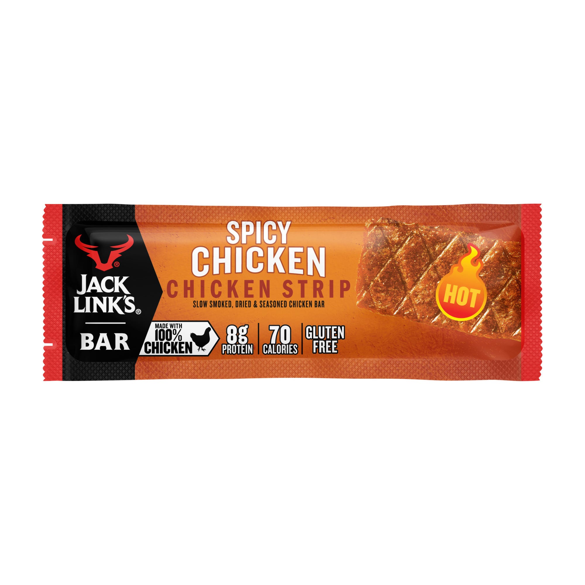 Diet info for HOT SPICY CHICKEN STRIP BAR, HOT SPICY CHICKEN Spoonful