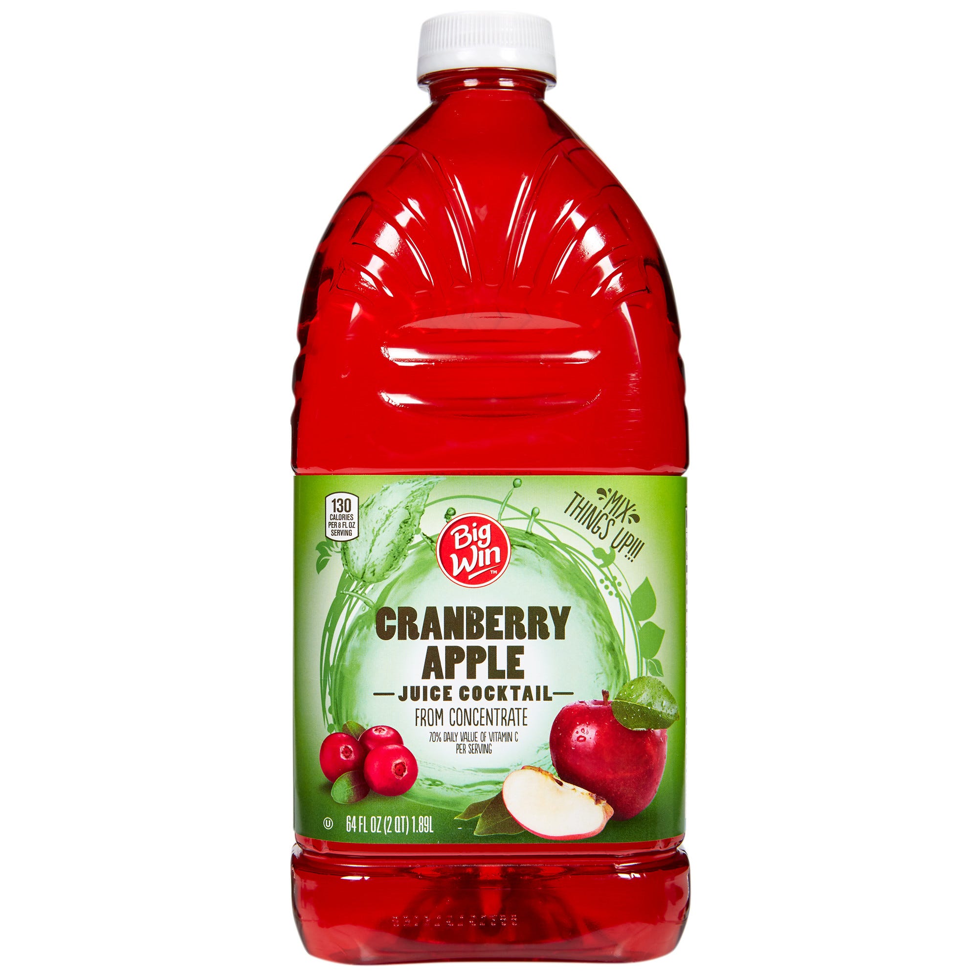 Big Win Cranberry Apple Juice Cocktail - 64 Fl Oz
