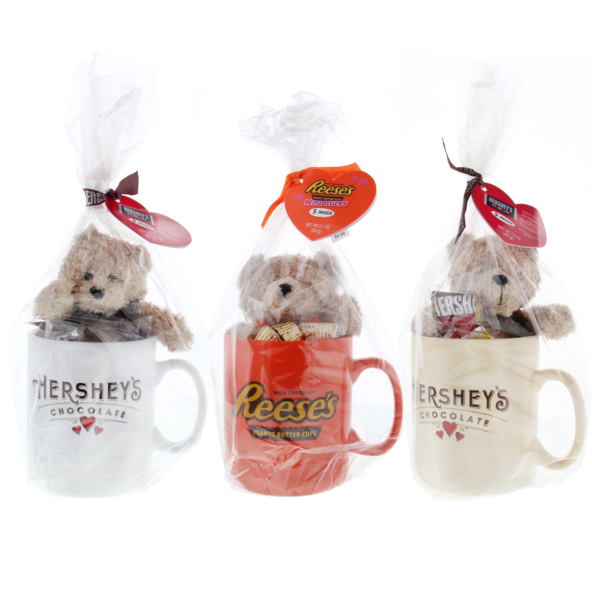 Hershey Jumbo Mug with Plush Bear and Assorted Chocolate - 1.5 Oz