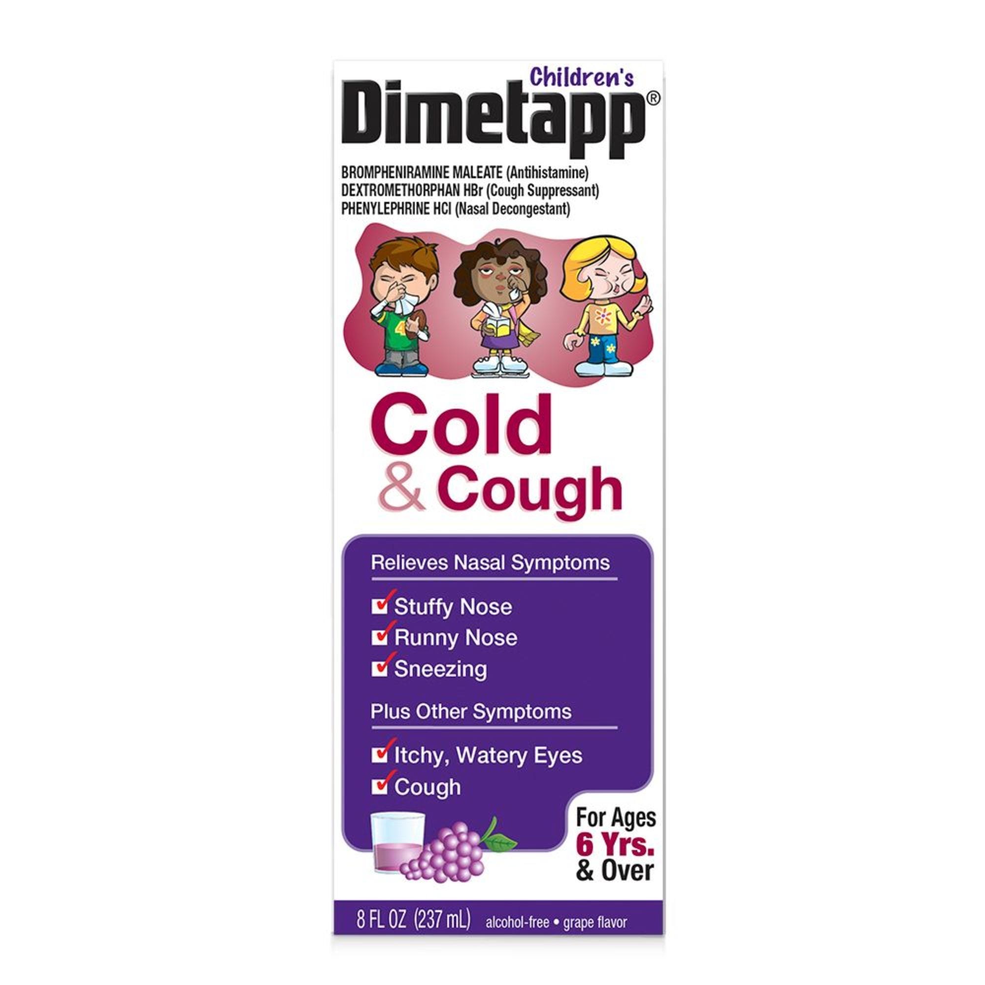 Children's Dimetapp Cold & Cough Grape Flavor