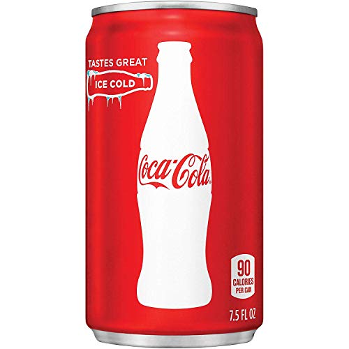 Coca Cola Original Classic Coke Soda Mini Cans Soft Drink - 30 Pck (7.5 Fl Oz) thumbnail