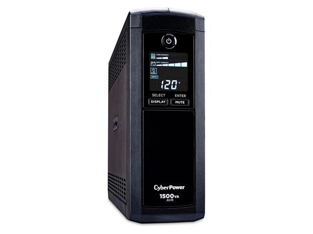Recertified - CyberPower 1500 VA/900W 12-Outlet AVR Intelligent LCD Mini-Tower UPS System