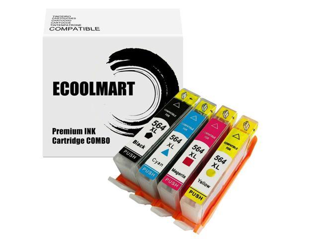 4 Ink Cartridge Replace for Hp 564Xl Photosmart 7510 7515 7520 7525 5520 C309