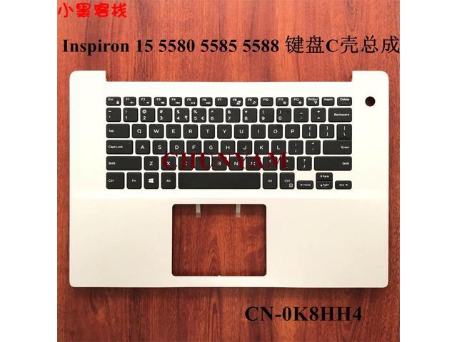 GENUINE Cover US Keyboard for Dell Inspiron 15 5580 5585 5588 Laptop Notebook Palmrest Assembly CN-0K8HH4 K8HH4 Silver