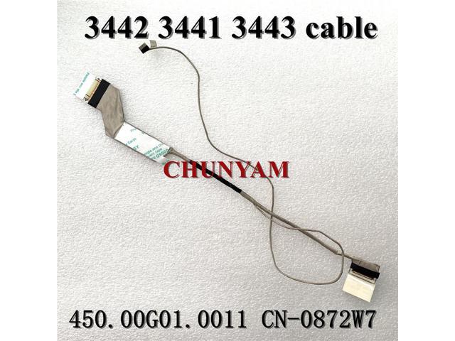 100% for DELL Inspiron 3441 3442 3443 LVDS LCD CABLE 450.00G01.0011 CN-0872W7 872W7