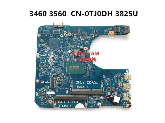 14290-2 for Dell Latitude 3460 3560 Laptop Motherboard PWB:85GK8 REV: A00 SR24B ( Pentium 3825U) CN-0TJ0DH TJ0DH Mainboard