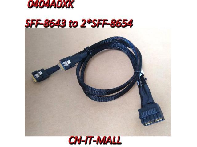SAS Cable NVMe SFF-8643(72P) to 2*SFF-8654(38P) 0404A0XK R0017