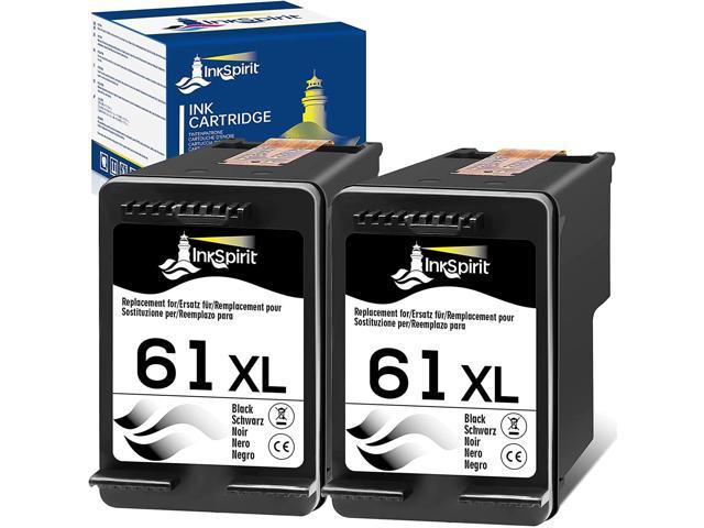Inkspirit Remanufacturedink Cartridge Replacement for HP 61XL 61 XL 61 Black for Officejet 4630 Envy 4500 4502 5530 Deskjet 2540 3050 4635 2050.