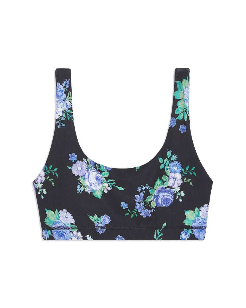Scoop Golden Hour Floral Bra Top - L Black