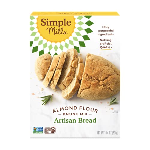 Simple Mills Almond Flour Baking Mix, Gluten Free Artisan Bread Mix, Made with Whole Foods, 3 Count (Packaging May Vary) thumbnail