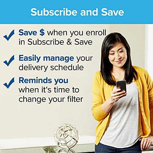 Filtrete 24x24x1, AC Furnace Air Filter, MPR 300, Clean Living Basic Dust, 6-Pack (exact Dimensions 23.81 X 23.81 X 0.66)