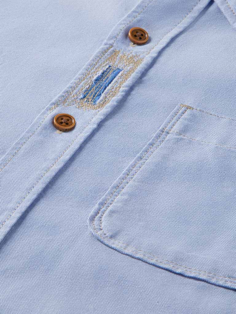 Scotch & Soda Two-tone Repaired Long-sleeved 164570/0765 thumbnail