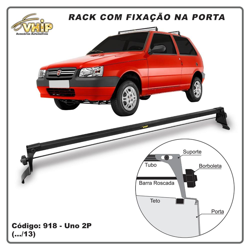 Rack Uno 84 85 86 87 88 89 90 91 92 93 94 95 96 97 98 99 00 01 02 03 04 05 06 07 08 09 10 11 12 13 Com 2 Portas Preto aço Vhip