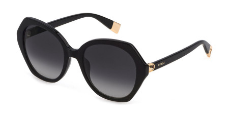 Furla SFU533 0700 Womenâs Sunglasses Black Size 54