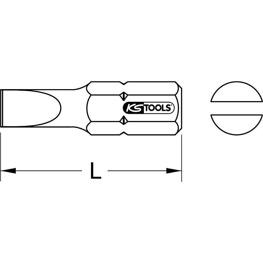 1/4'' Edelstahl-Bit thumbnail