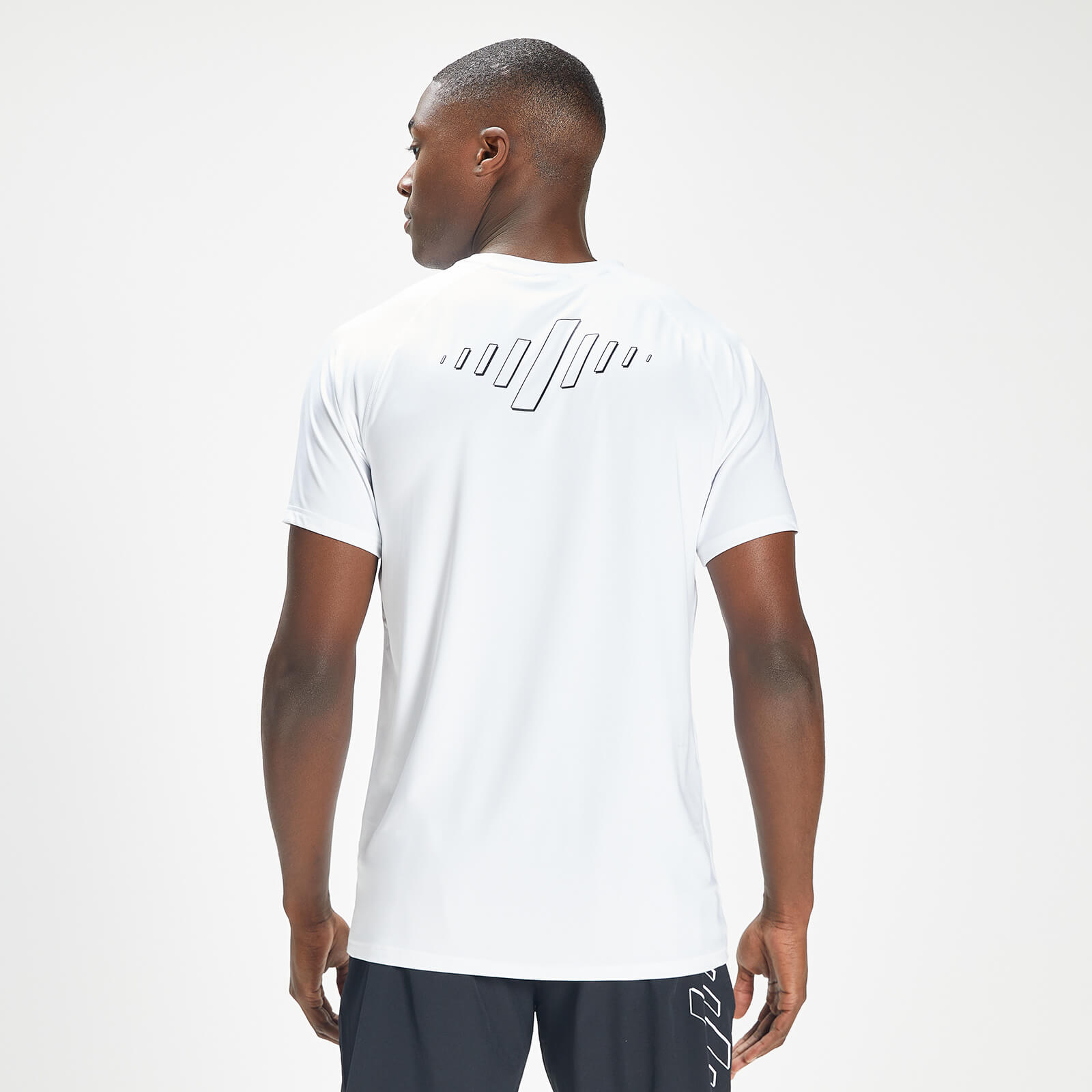 MP Men's Infinity Mark Graphic Training Short Sleeve T-Shirt - White - L thumbnail