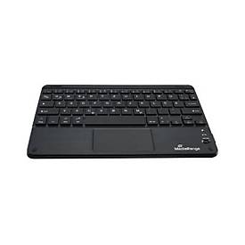 MediaRange Compact Wireless Keyboard with 64 Keys and Touchpad QWERTZ (DE/at/CH) Keyboard Layout Black