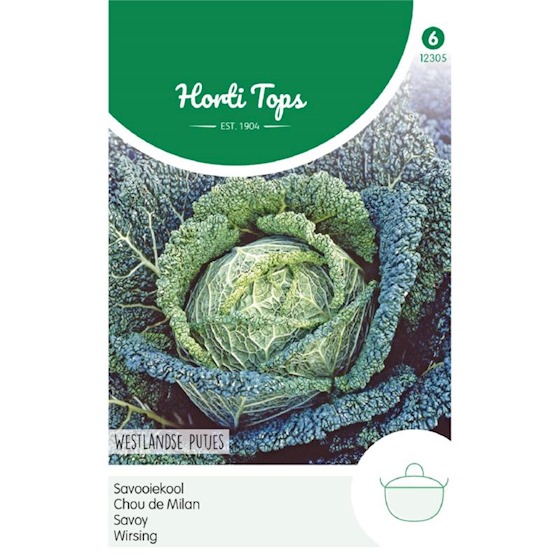 Horti Tops Donkergroene Putjes Savooiekool Zaden