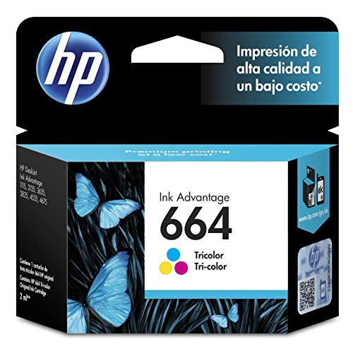 Cartridge HP 664 (F6V28AL) Color for Printer HP Deskjet Ink Advantage 1115, 2134, 2135, 2675, 3635, 3775, 3785, 3787, 3789, 3835, 4535, 4675, 5075, 52 thumbnail