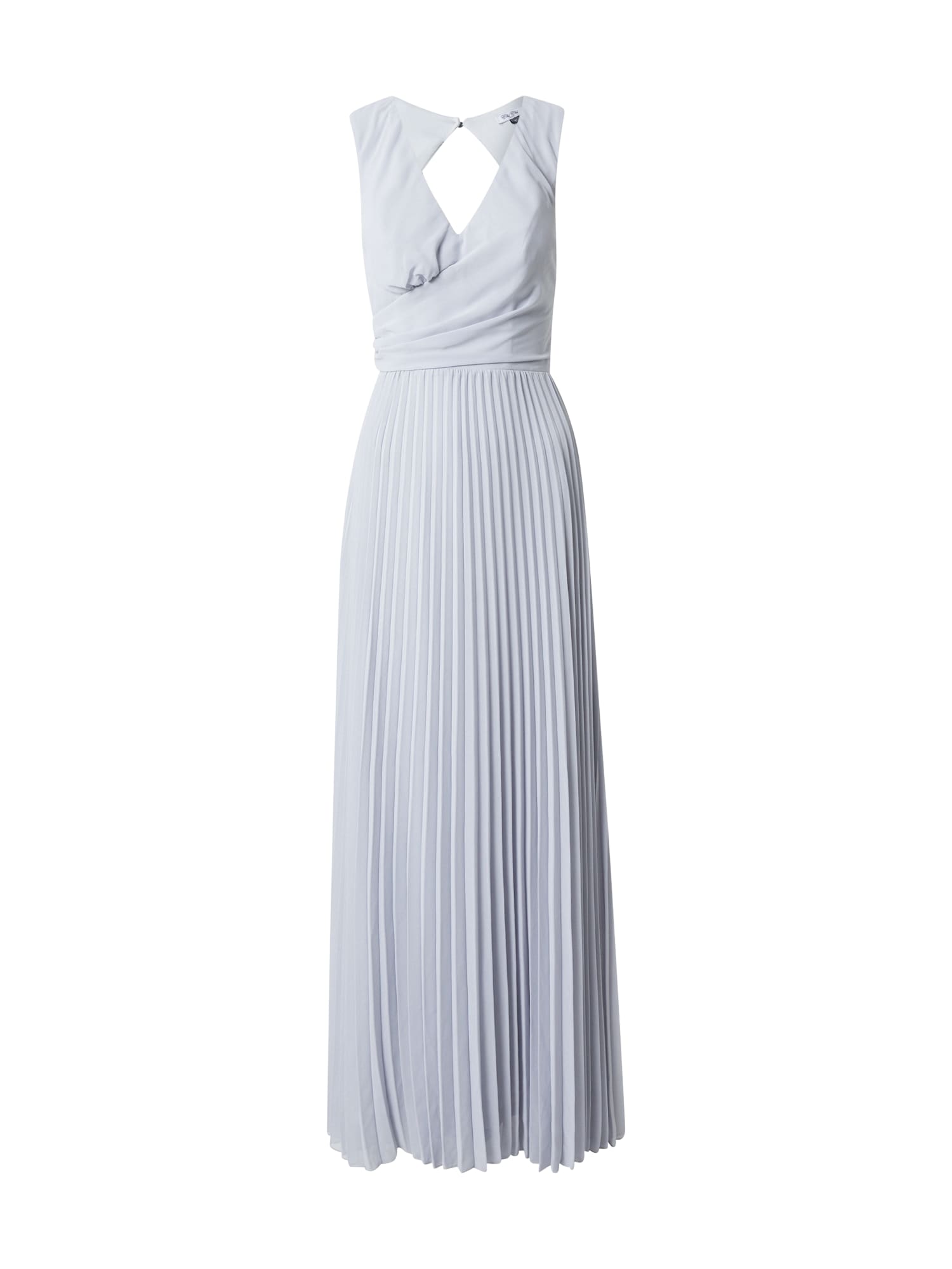 Chi Chi V Neck Pleated Maxi Dress in Blue, Size 16
