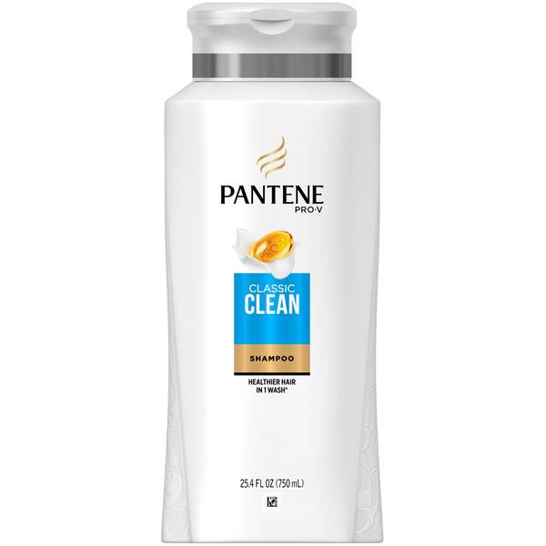 Pantene Pro-V Classic Clean Shampoo - 23.6 Fl Oz: Basic Cleansing, All Hair Types, Dye-Free, Liquid