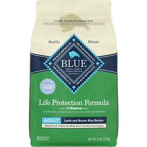 Blue Buffalo Life Protection Formula Adult Dry Dog Food  Lamb & Brown Rice  5 Lbs