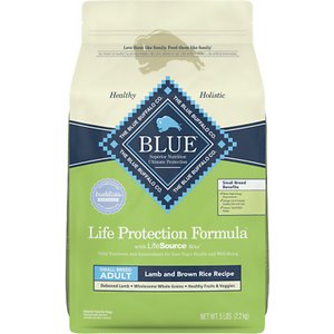 Blue Buffalo Life Protection Formula Small Breed Dry Dog Food  Lamb & Brown Rice  5 Lbs